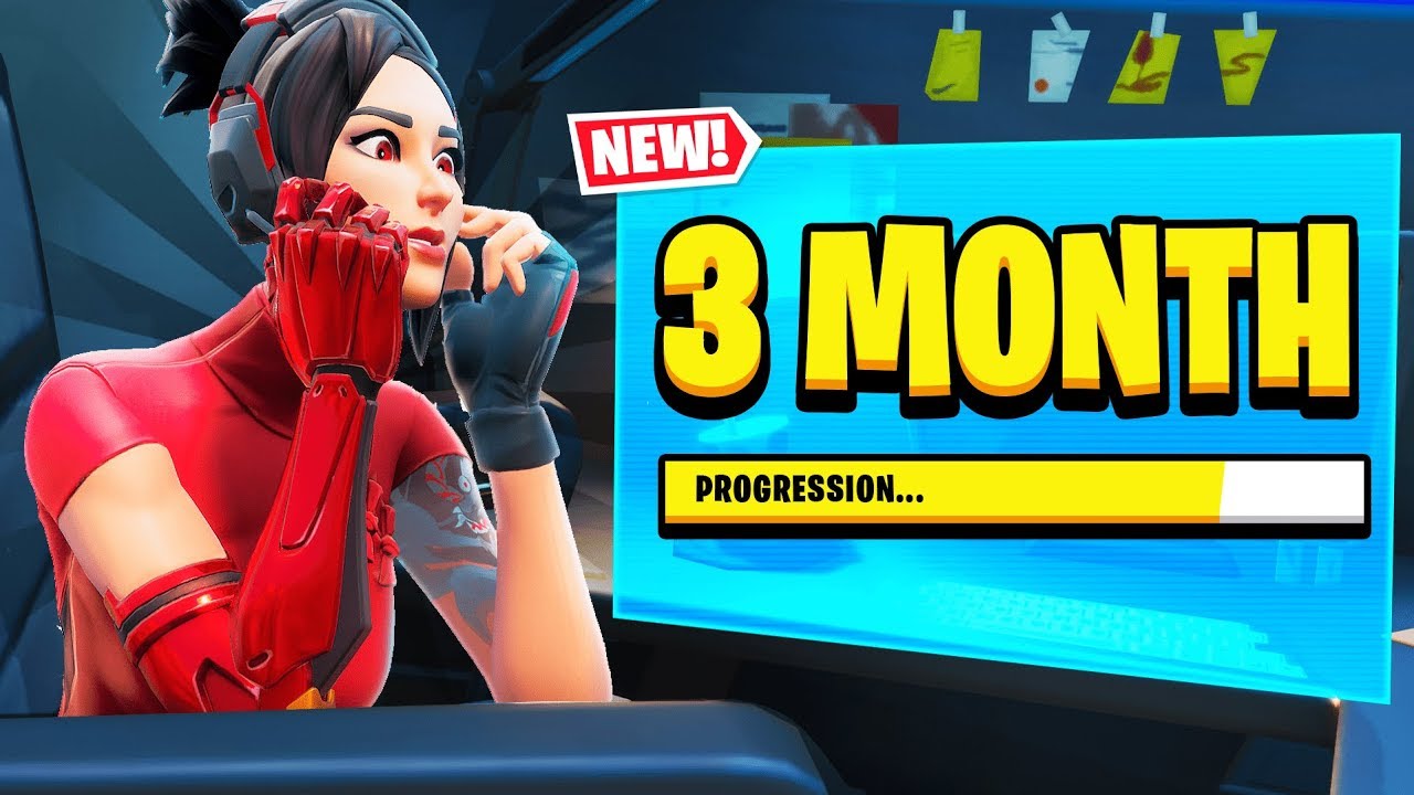 3 Month Progression From PS4 to PC (Controller to Keyboard & Mouse) Fortnite Battle Royale