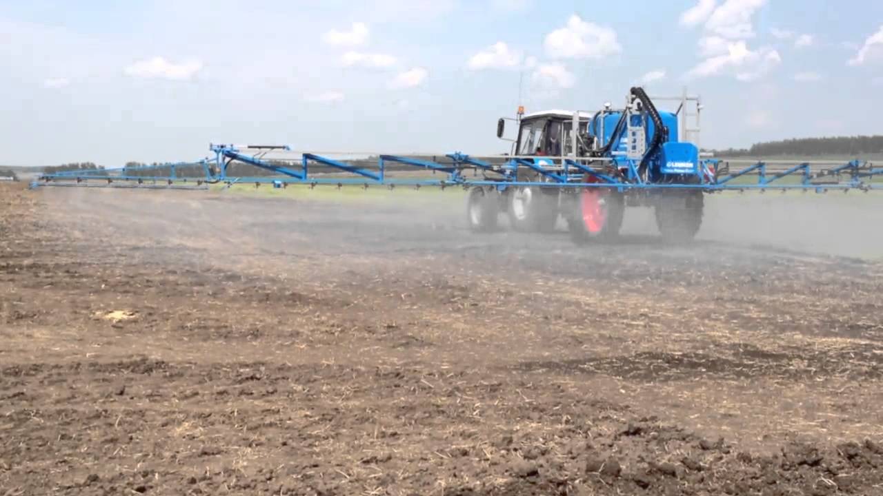 Испытание полевых опрыскивателей AMAZONE / LEMKEN / HARDI. ООО 