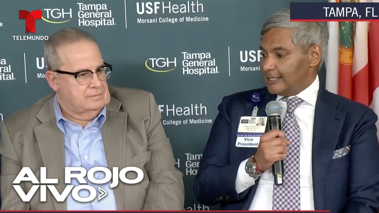 Médicos en Florida explican cómo fue la primera cirugía de trasplante de corazón e hígado sin sangre