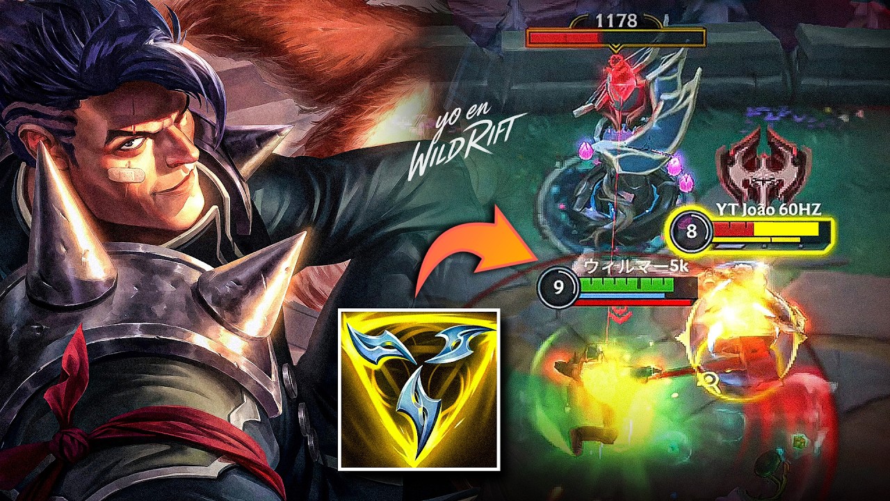 Insane Darius combo 💀 Easy First Blood 🔥 YO en WILD RIFT