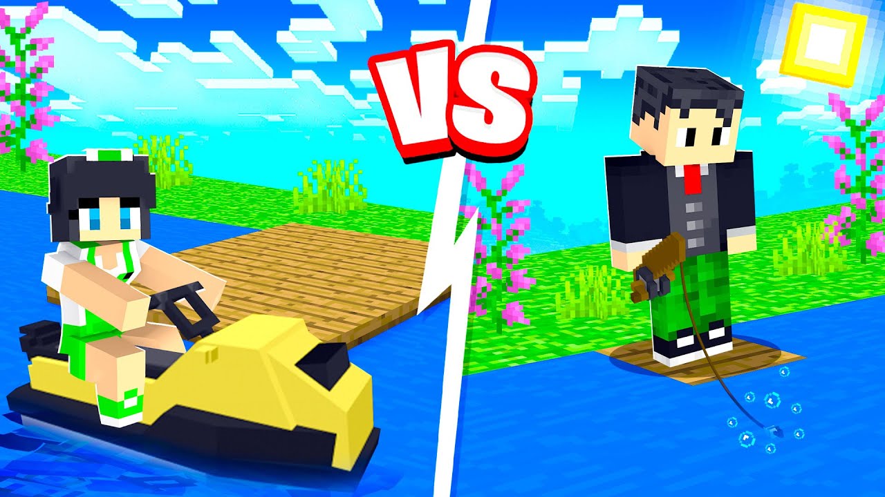 PESCARIA MUITO MALUCA NO MNECRAFT