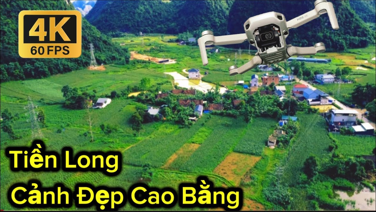 Góc nhìn flycam làng Tiền Long – Làng nhỏ giữa biển núi hùng vĩ