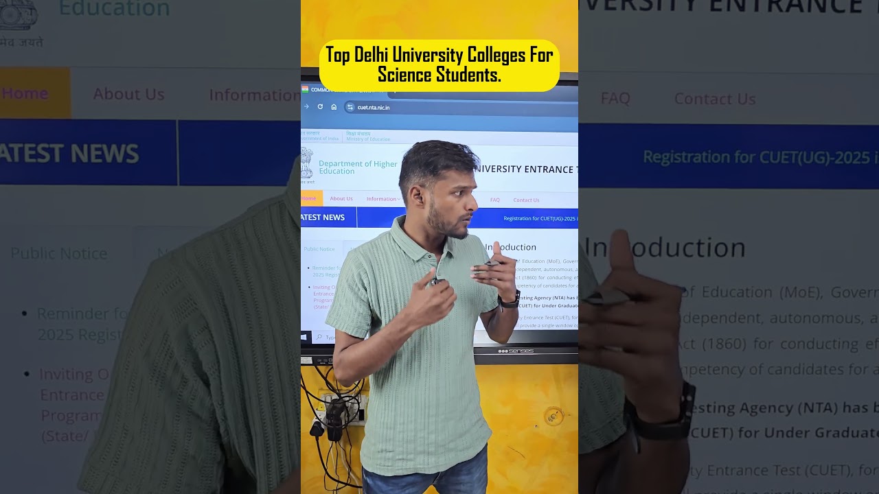🎥 Top Delhi University Colleges for Science Students | Best BSc Colleges in DU 2025