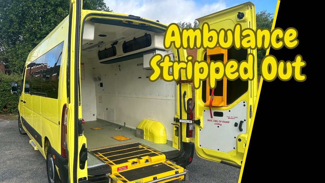 Stripping Out The Ambulance. The Ultimate Exterior Cleaning Van Episode 2