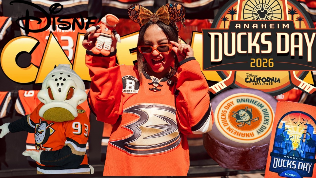 ANAHEIM DUCKS DAY AT DISNEY CALIFORNIA RESORT | DISNEYLAND RESORT