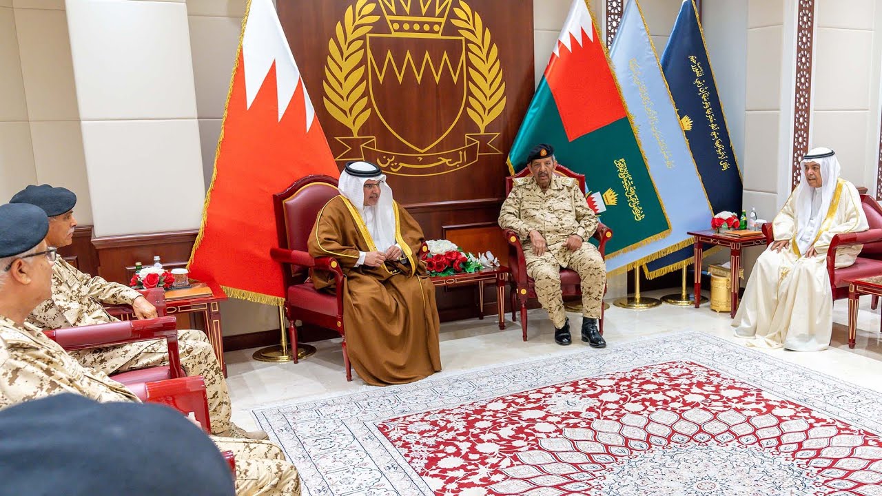 HRH The Deputy King visits the General Command of the BDF