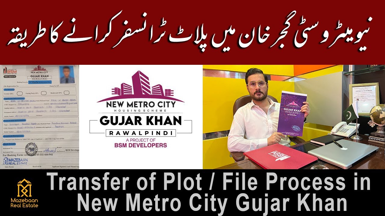 Transfer Process | New Metro City Gujar Khan | Mazebaan Real Estate