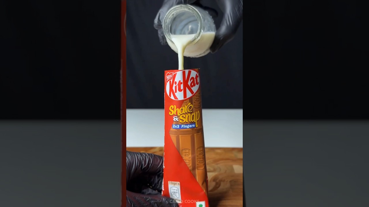 Instant Kitkat icecream 🍦 #food #foodlover