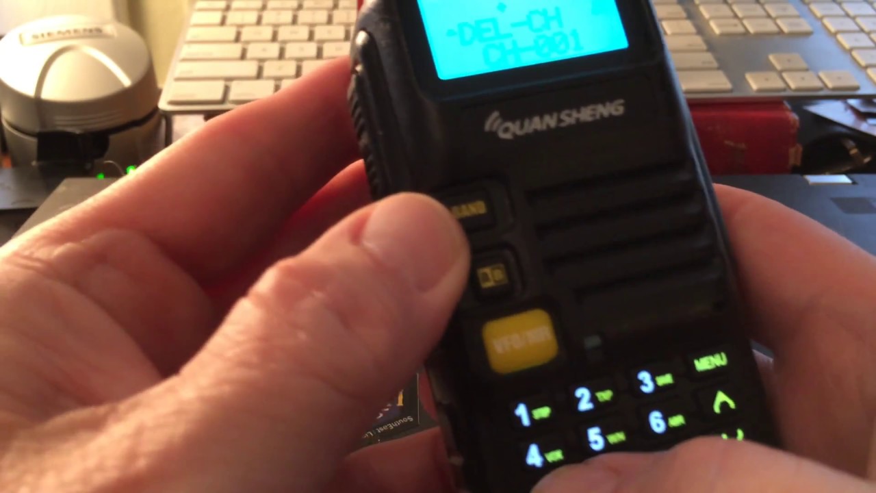 Quansheng UV-R50 Keypad Programming