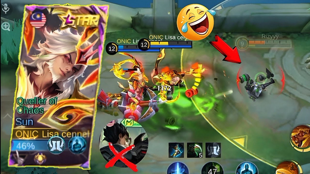 TIPS CARA MENGHADAPI X.BORG DI EXP LANE TERBARU ❗BUILD TERSAKIT SUN | GAMEPLAY SUN TERBARU | MLBB