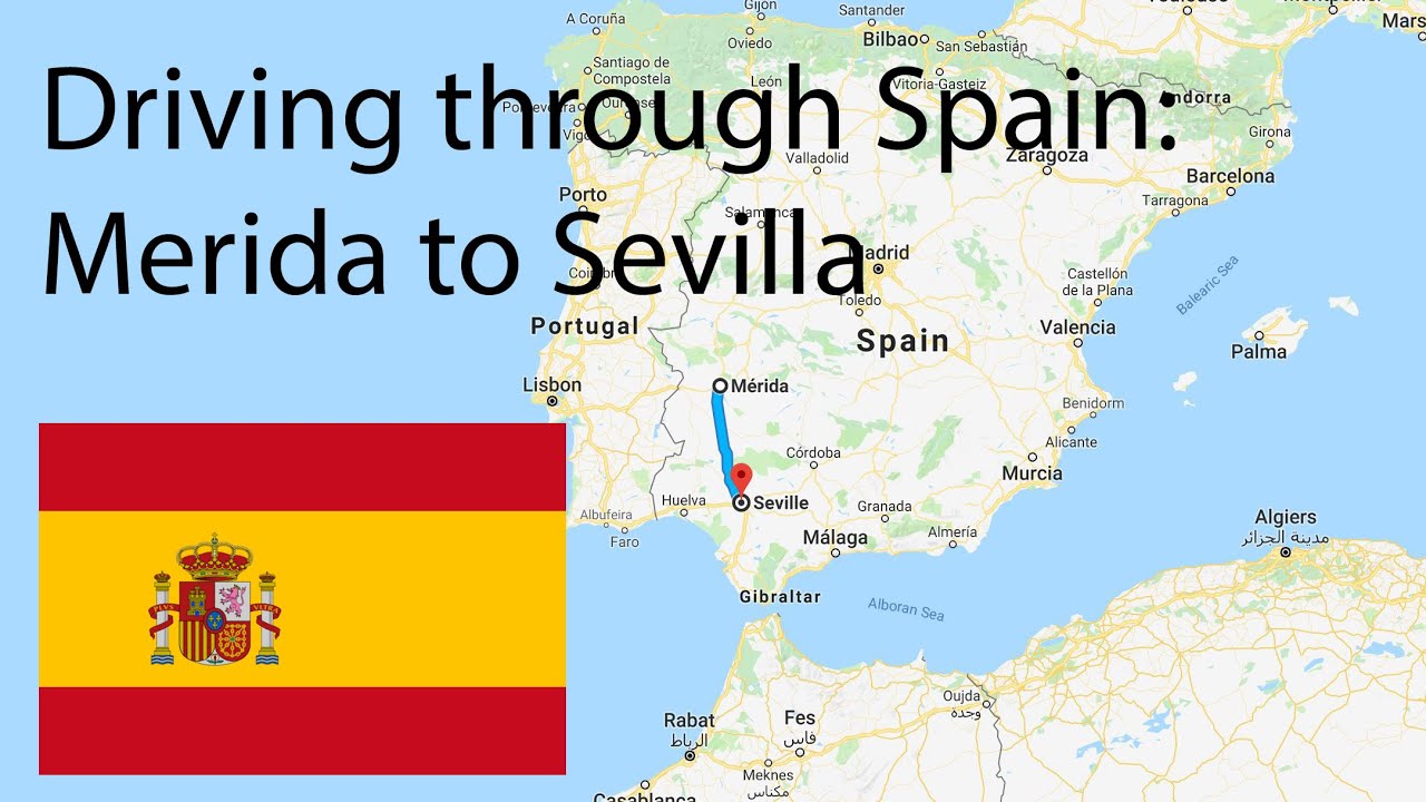 Driving though Spain: Merida to Sevilla