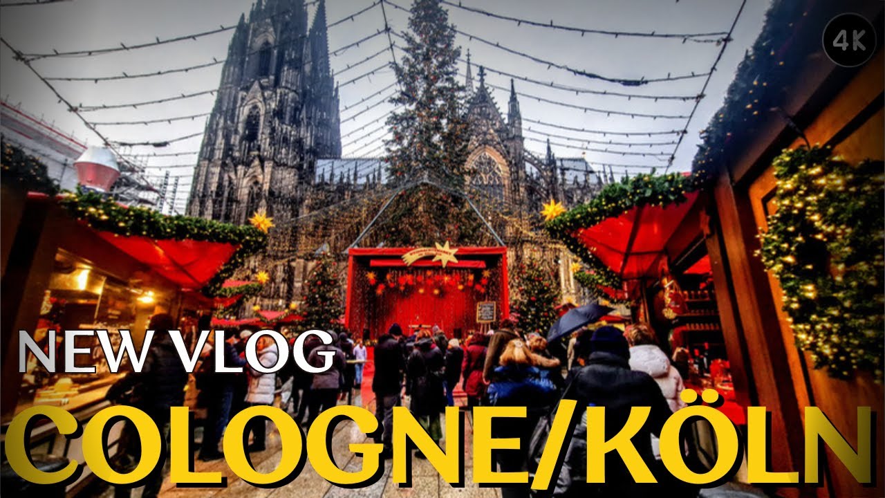 Cologne, Germany 🇩🇪 Christmas Market - Weihnachtsmarkt Köln 🎄 2023 4k Walking Tour