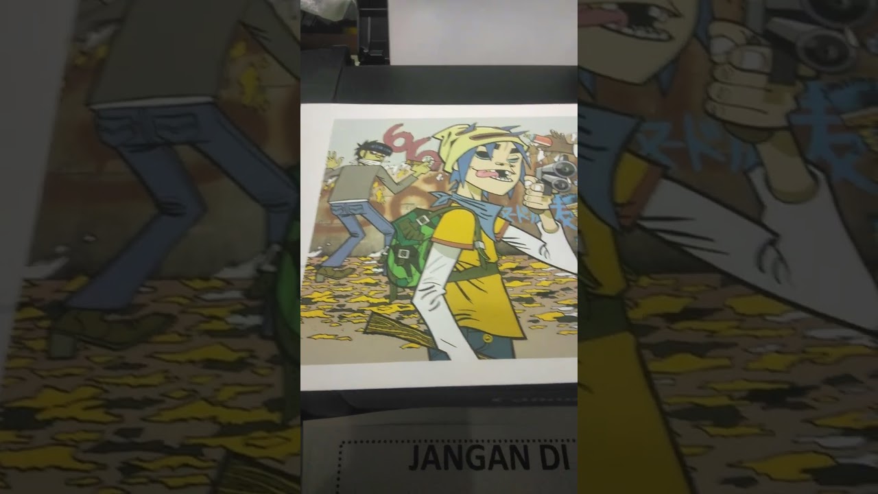 Tes print nozel Canon G2010 dikirim ke Lampung 