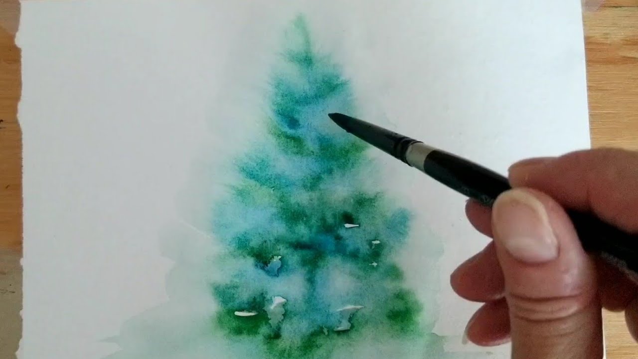Watercolor Tree Therapy 