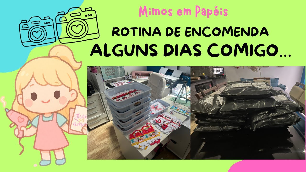 ROTINA DE ENCOMENDA DA SHOPPE - ALGUNS DIAS COMIGO, REPONDO MATERIAL… 