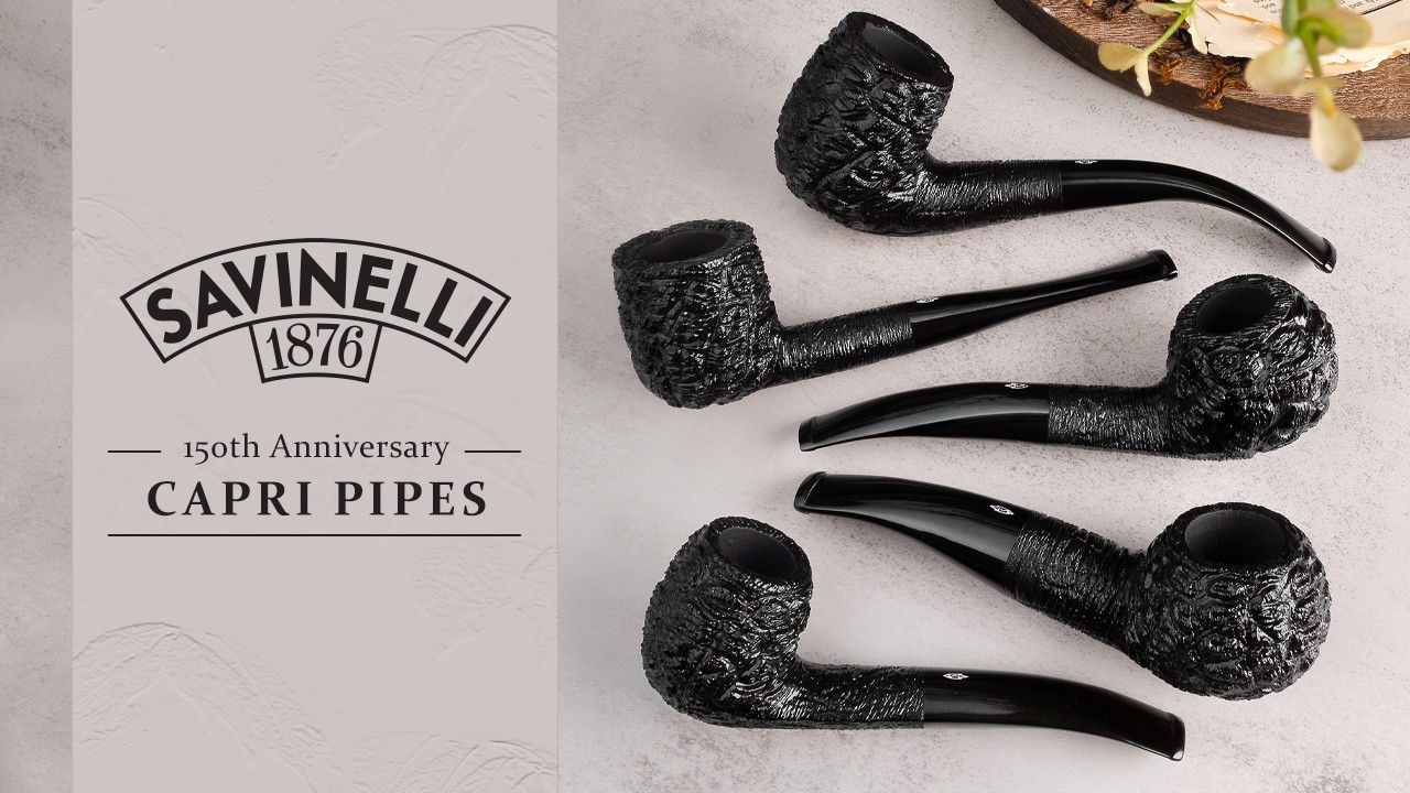 Savinelli 150th Anniversary Capri Pipes