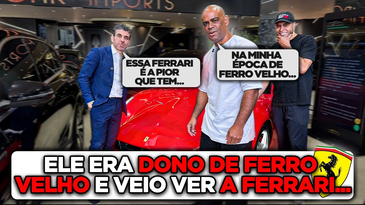 NEGÃO FINALMENTE CONHECE A LOJA DO TCAR...