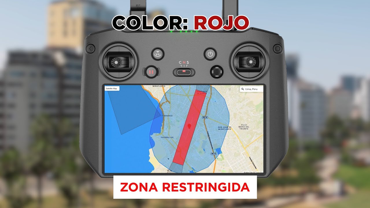 &iquest;Qu&eacute; son las ZONAS GEO de DJI y para qu&eacute; sirven? 🤔| Color rojo, color azul y color plomo