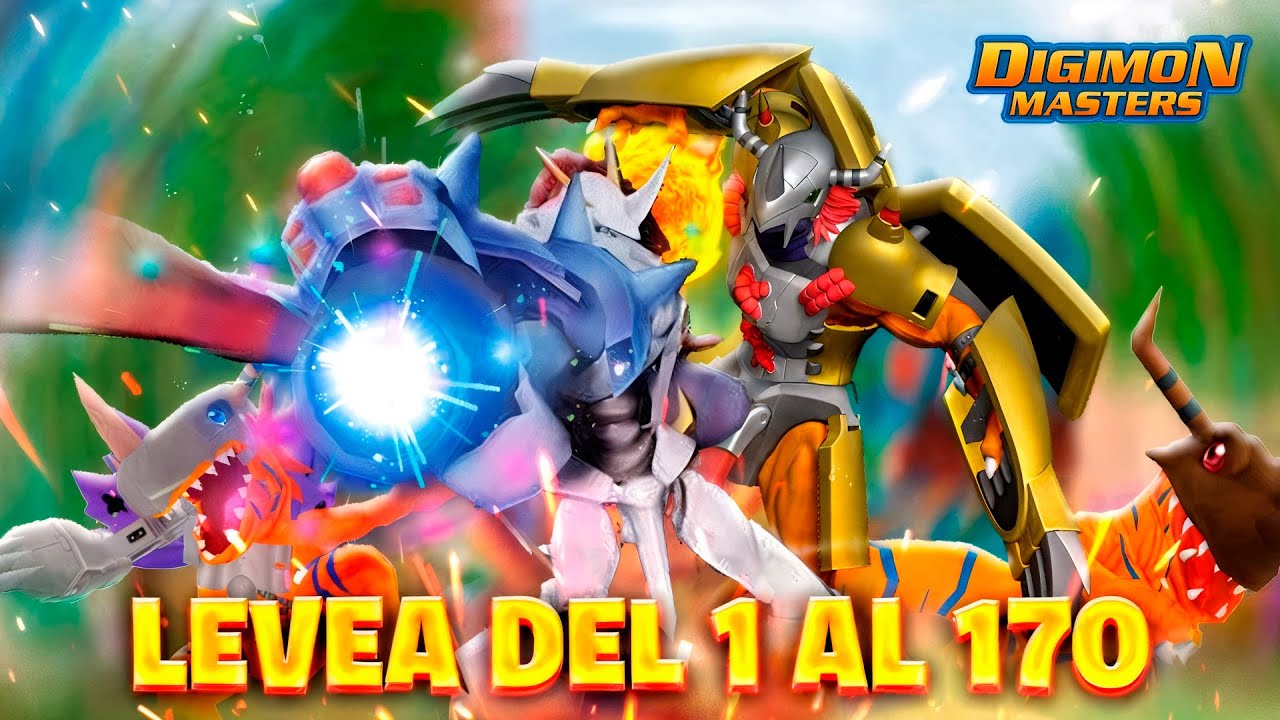 GUIA para LEVEAR TU CUENTA de DIGIMON MASTER del 1 al 170 #ladmo