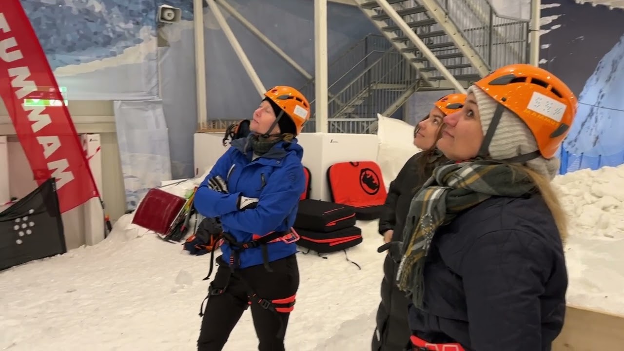 Ice Climbing at SNØ Oslo, Norway