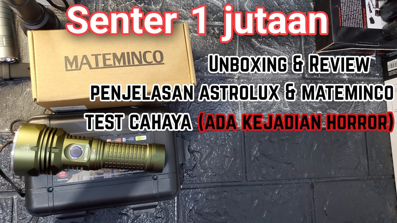 Mateminco TK04 sama dengan Astrolux FT02s Senter super terang
