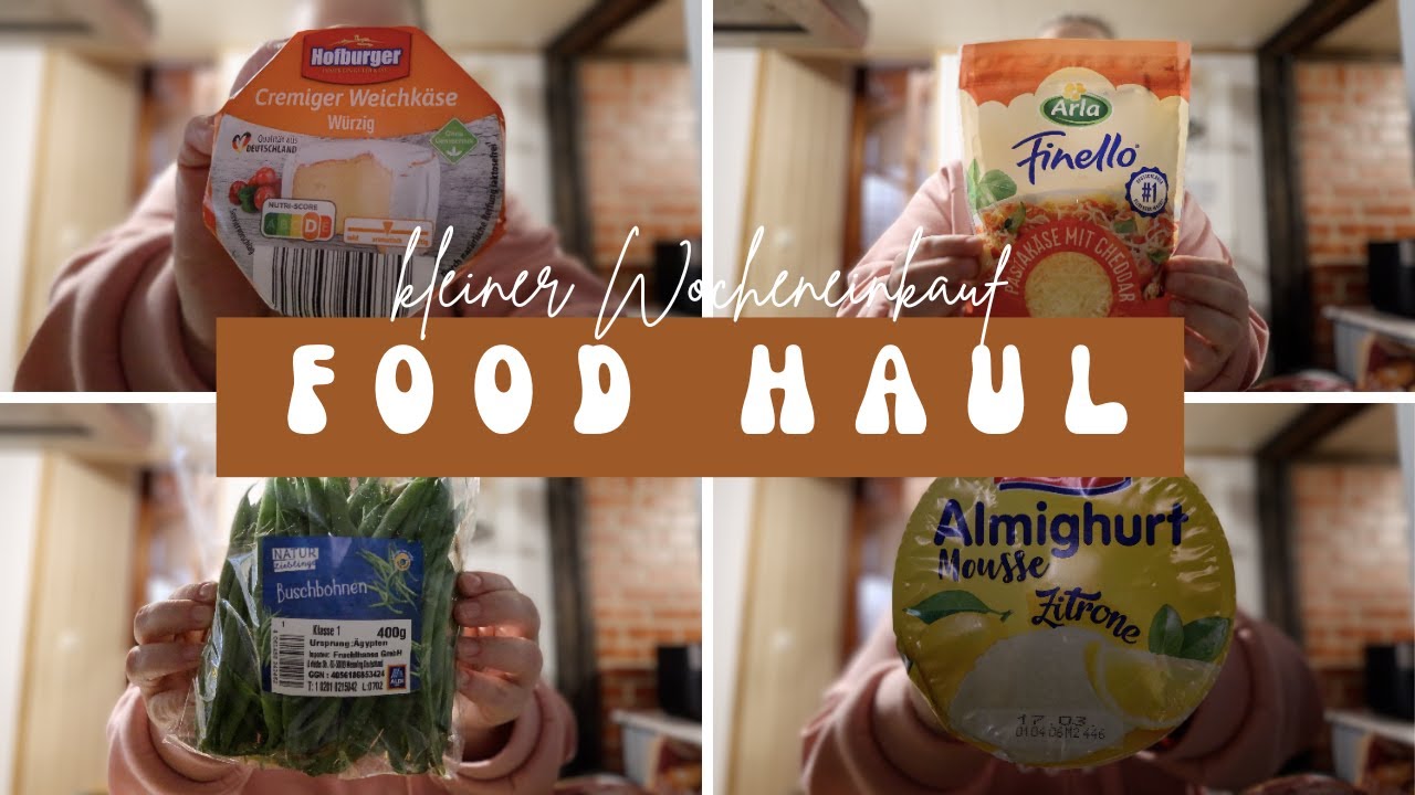 Kleiner WOCHENEINKAUF 🛍 ⎮ 35€ FOOD HAUL von ALDI 💛 ⎮ Jessi ♡