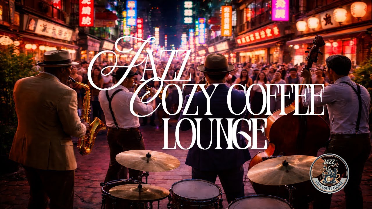 Smooth Jazz in Neon Tokyo 🌃 – Cozy Street Vibes for Relaxation, Focus and Chill Nights