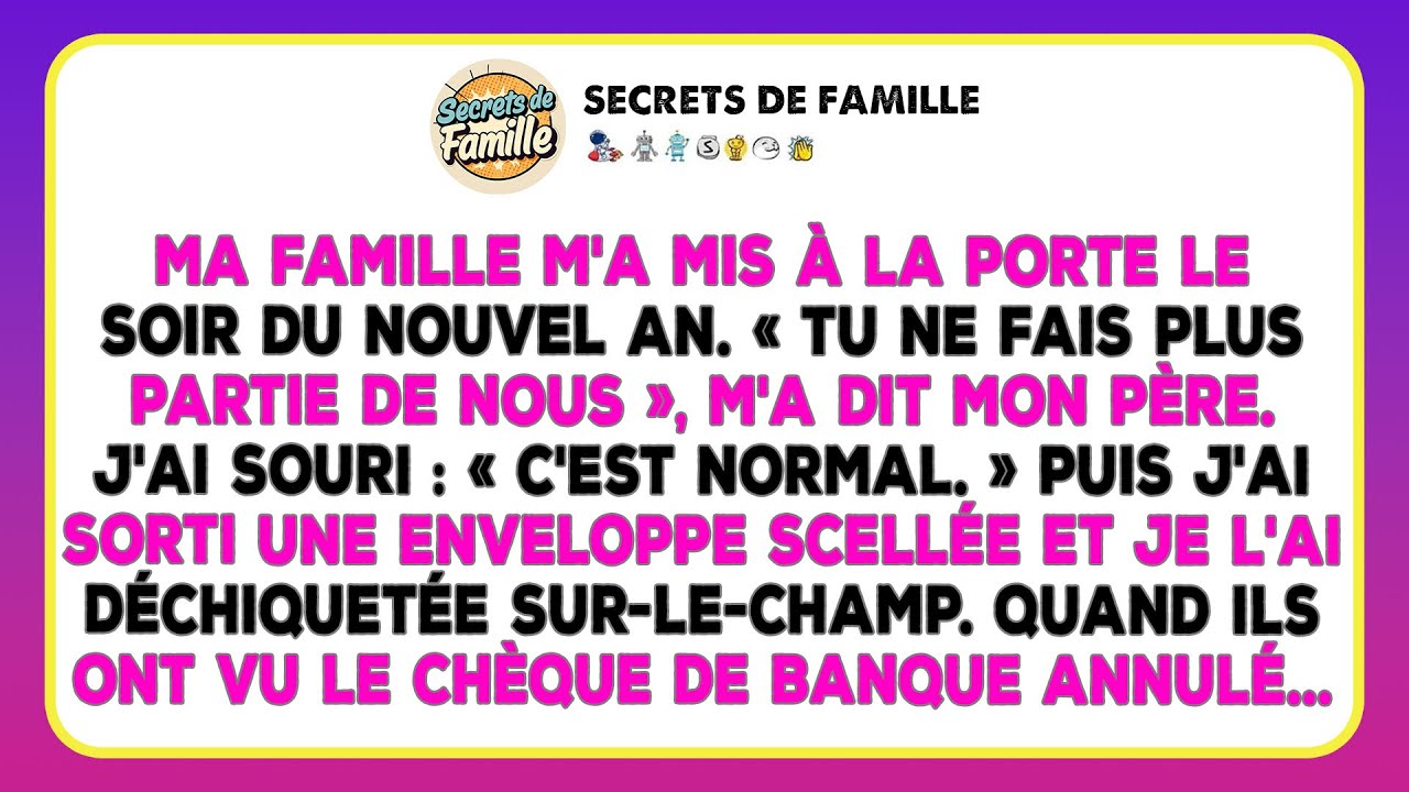 Ma Famille M'a Mis À La Porte Le Soir Du Nouvel An. « Tu Ne Fais Plus Partie De Nous… »