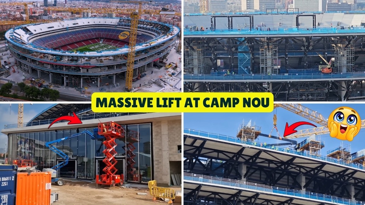Camp Nou Breakthrough: Phase 1C Opens as Massive Structure Is Lifted!