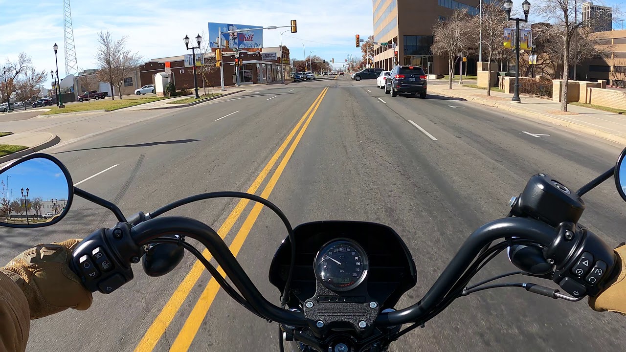 A quick ride on my 2020 Harley-Davidson Sportster Iron 1200 XL1200NS!