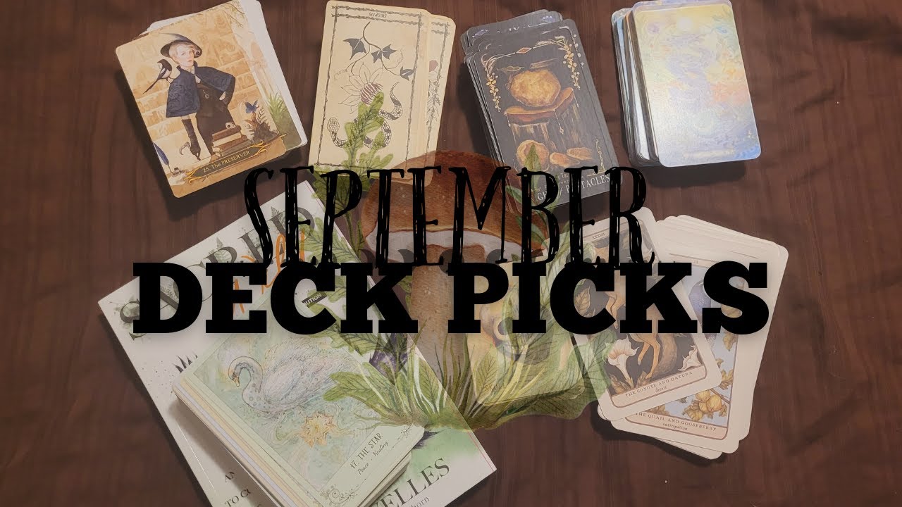 Decks I'm Working With This September 🌿| Monthly Tarot Picks & September Predictions