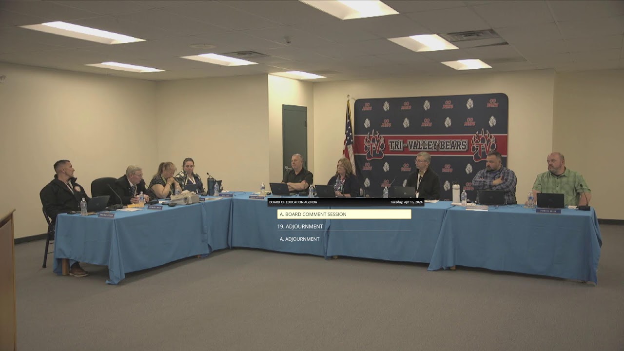 Tri-Valley Central School Board Meeting 4/16/24