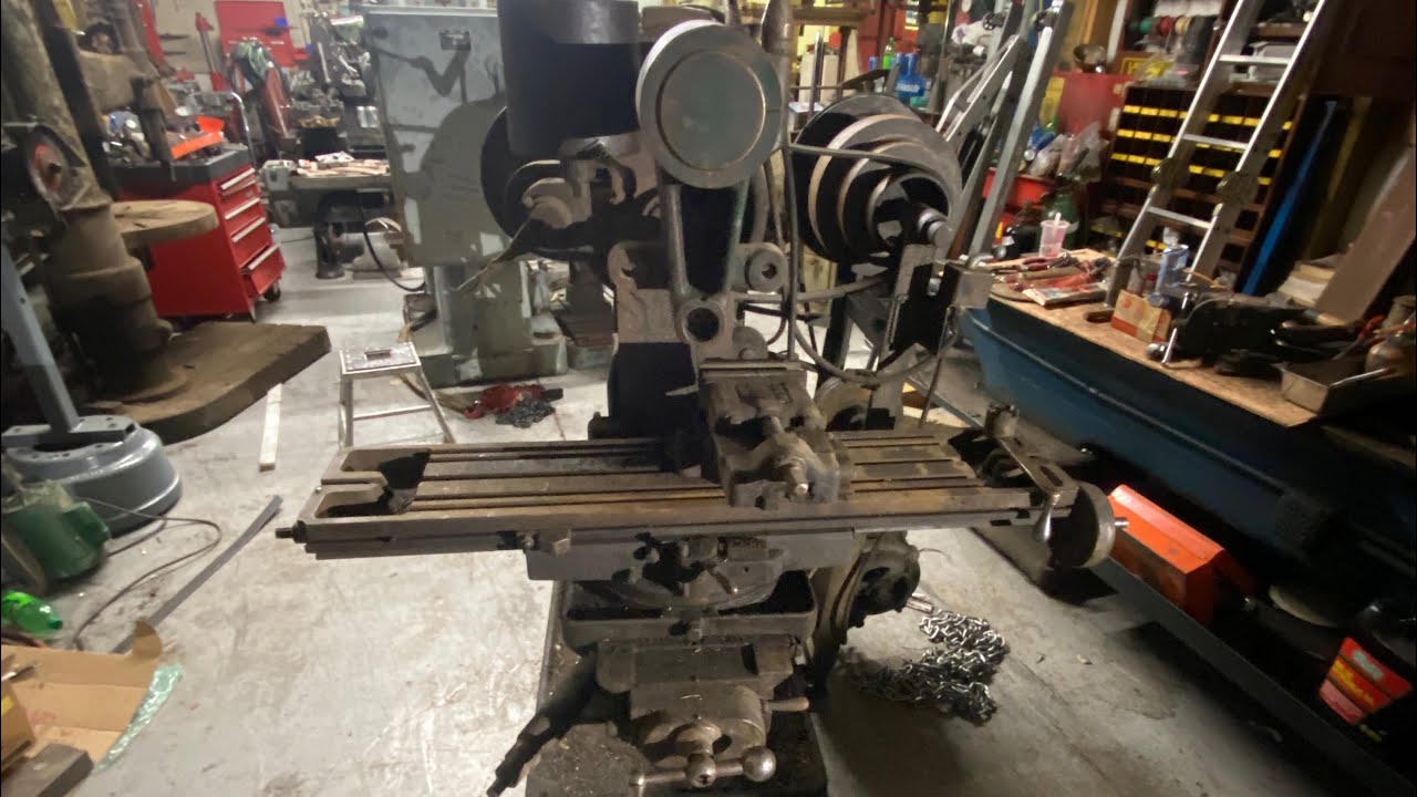 New shop machine, Brown and sharpe #1 1/2 universal horizontal milling machine