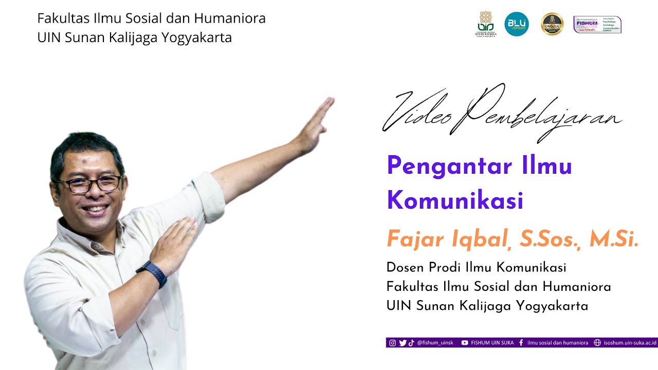 Video Pembelajaran #10 Pengantar Ilmu Komunikasi