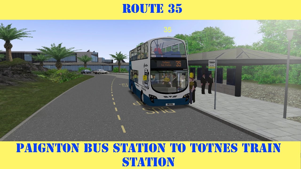 Omsi 2 BOTW 35- Paignton Bus Station to Totnes Train Station (Volvo B9TL Voith)