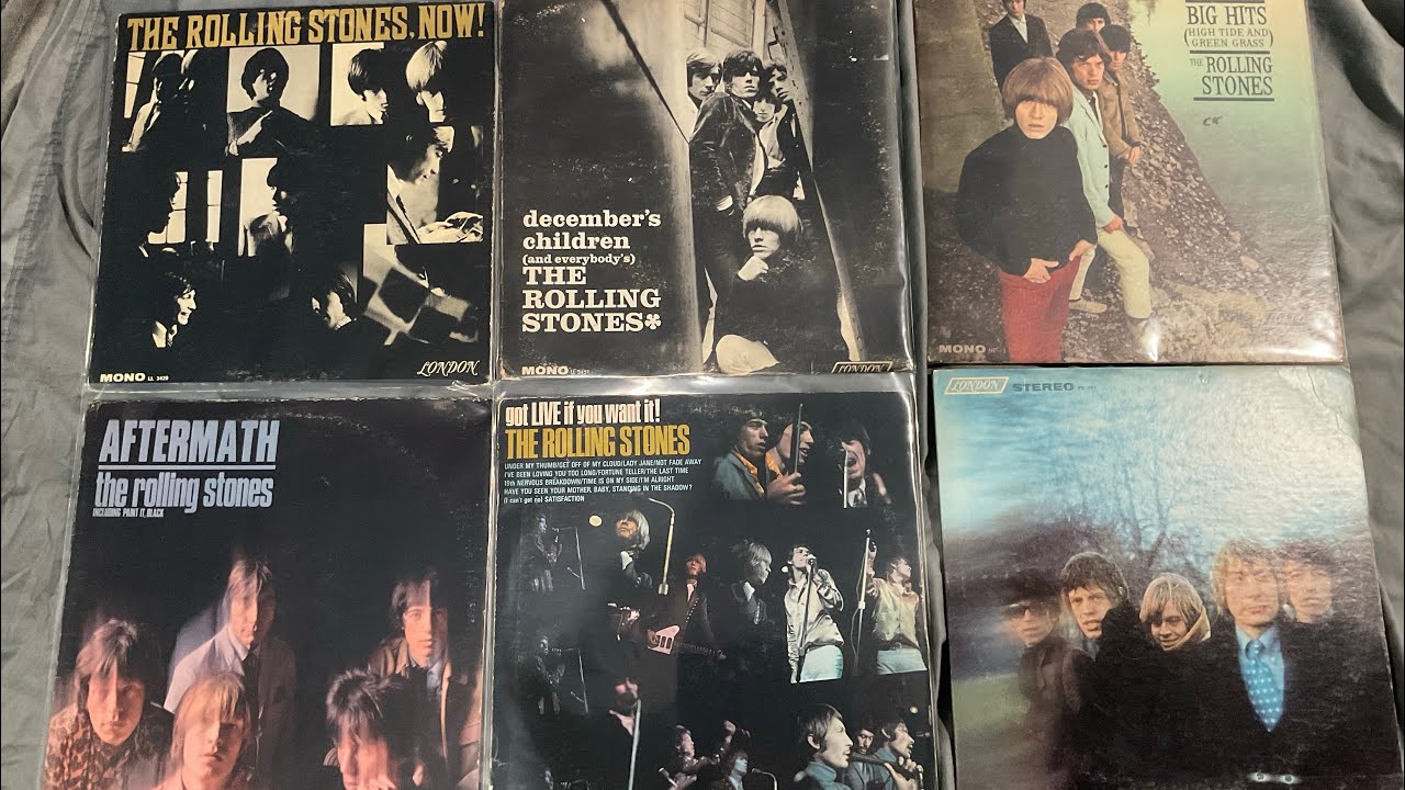 Unboxing vintage Rolling Stones vinyl.