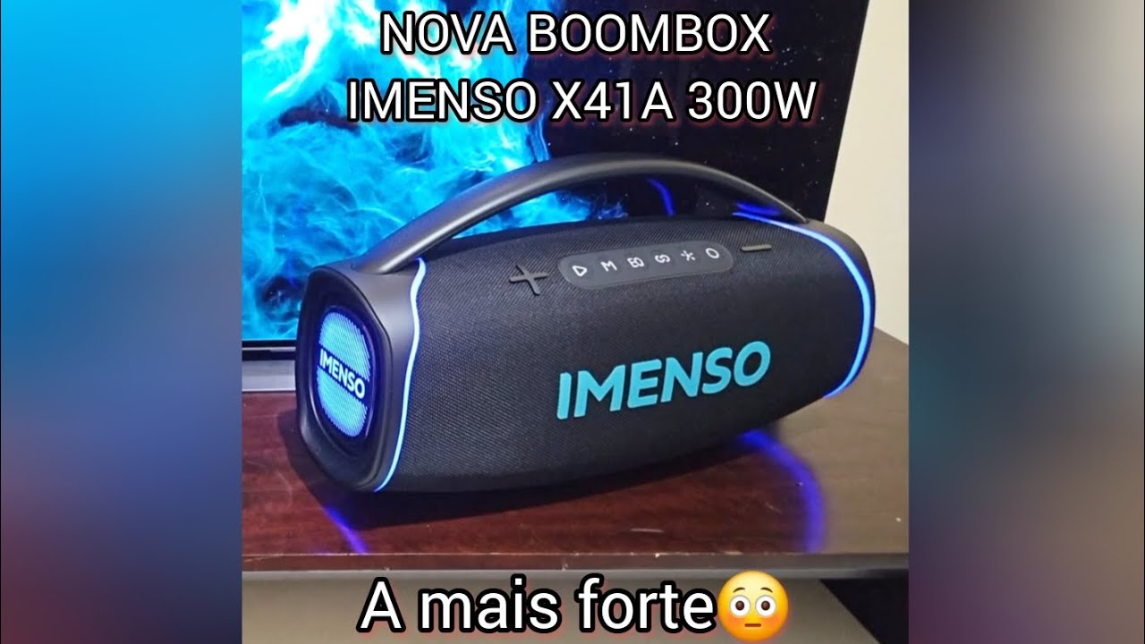 LANÇAMENTO BOOMBOX IMENSO X41 300W