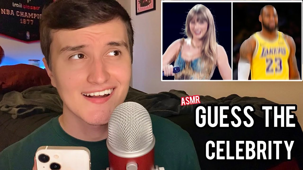 ASMR | Guess The Celebrity (actor, athlete, artist)
