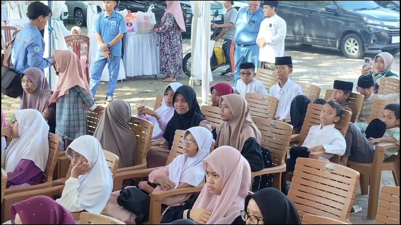 School of Ramadhan Berbagi Kebahagiaan Bersama Krakatau Posco Kelurahan Kubangsari Kec Ciwandan