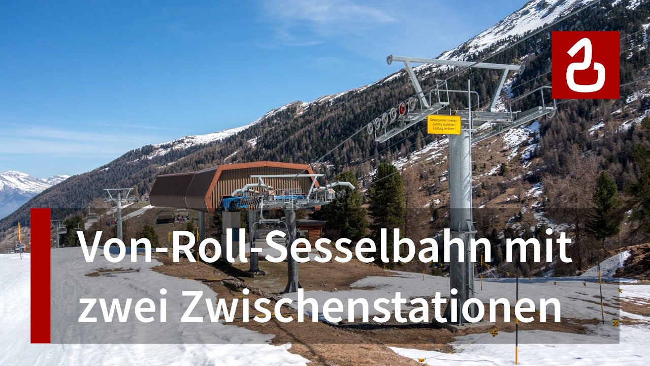 Sesselbahn Siviez - Pra Comoun - Tortin (4 Vallées)