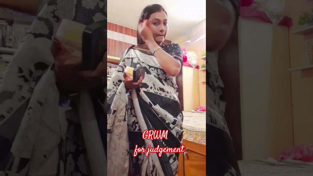 GRWM for judgement #universe #dance #bharatnatyamdance #judgement #bonggirl #vlogcreator #grwm #2025