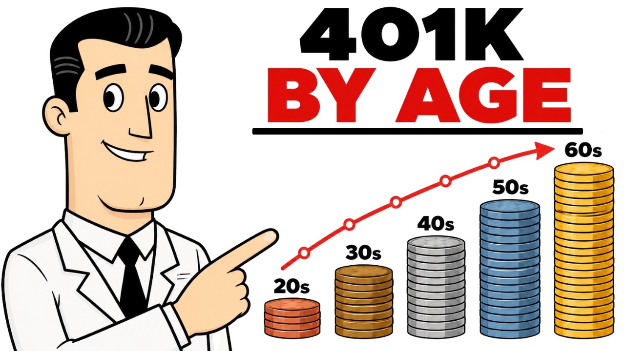 Размер пенсионных накоплений 401(k) по возрасту достиг рекордного уровня. Вы опережаете график ил...