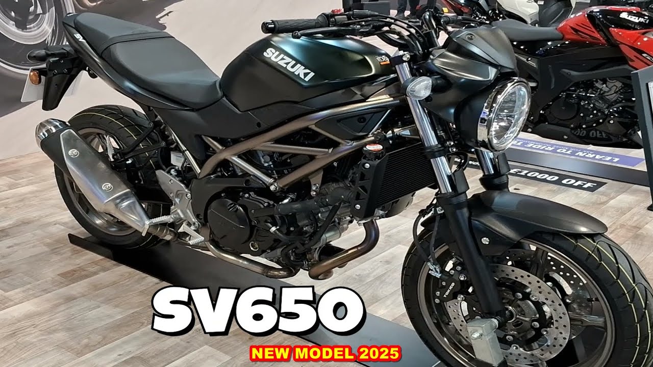 SUZUKI SV650 NEW MODEL 2025 at the motorcycle show Birmingham NEC