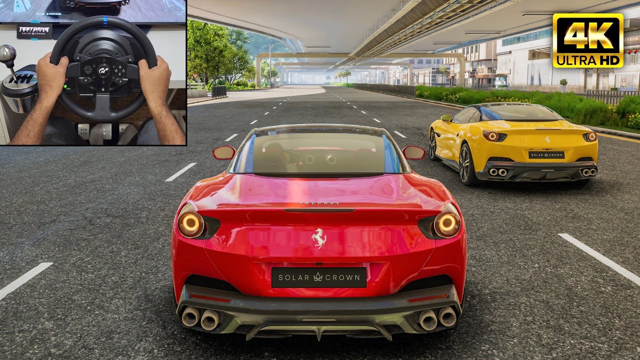 Ferrari Portofino | Test Drive Unlimited Solar Crown | Thrustmaster T300RS Gameplay