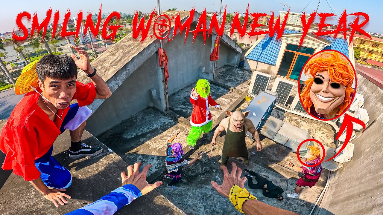 ONE PIECE VS SMILING WOMAN ESCAPE IN REAL LIFE HORROR 67 | Bubbles Passion