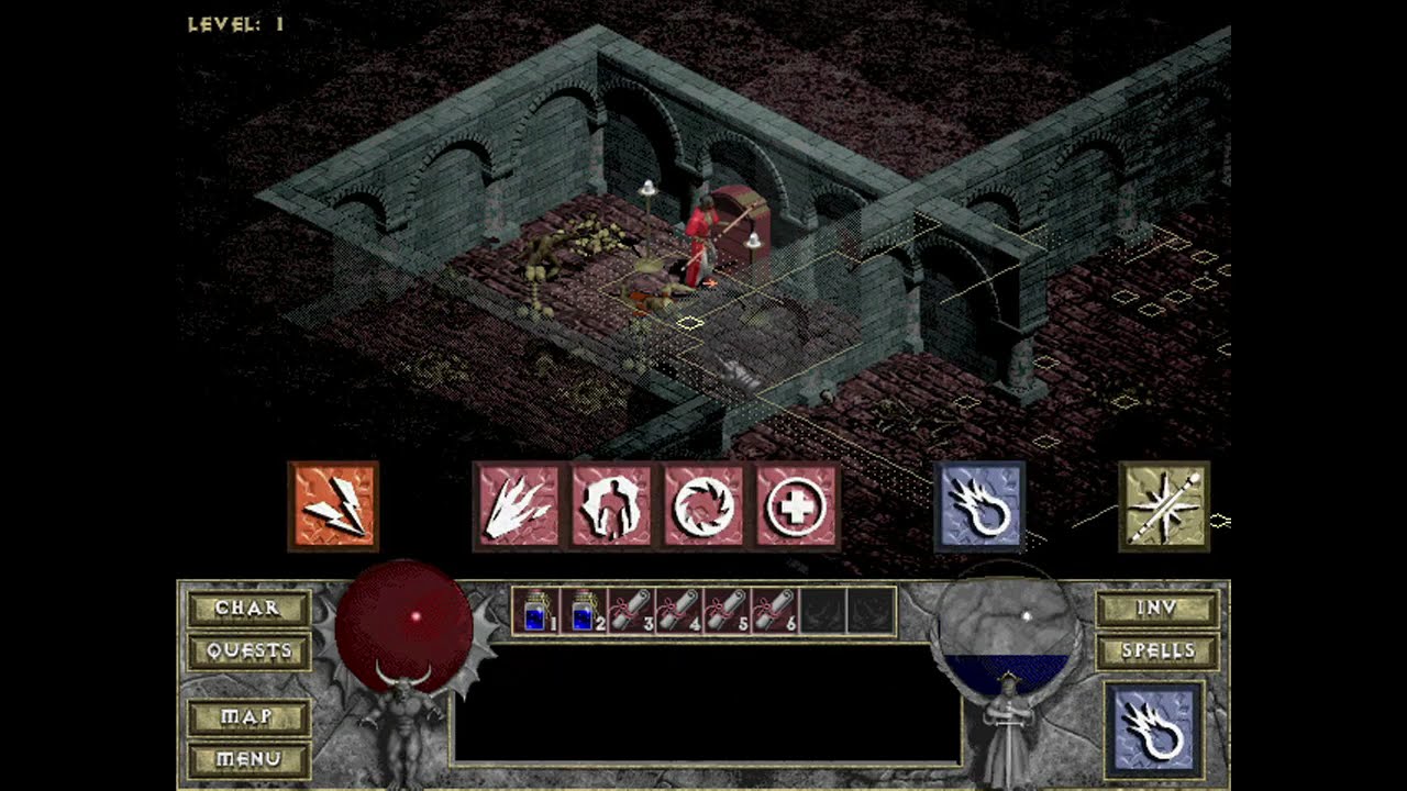 Diablo Full PC Gameplay (No Commentary)