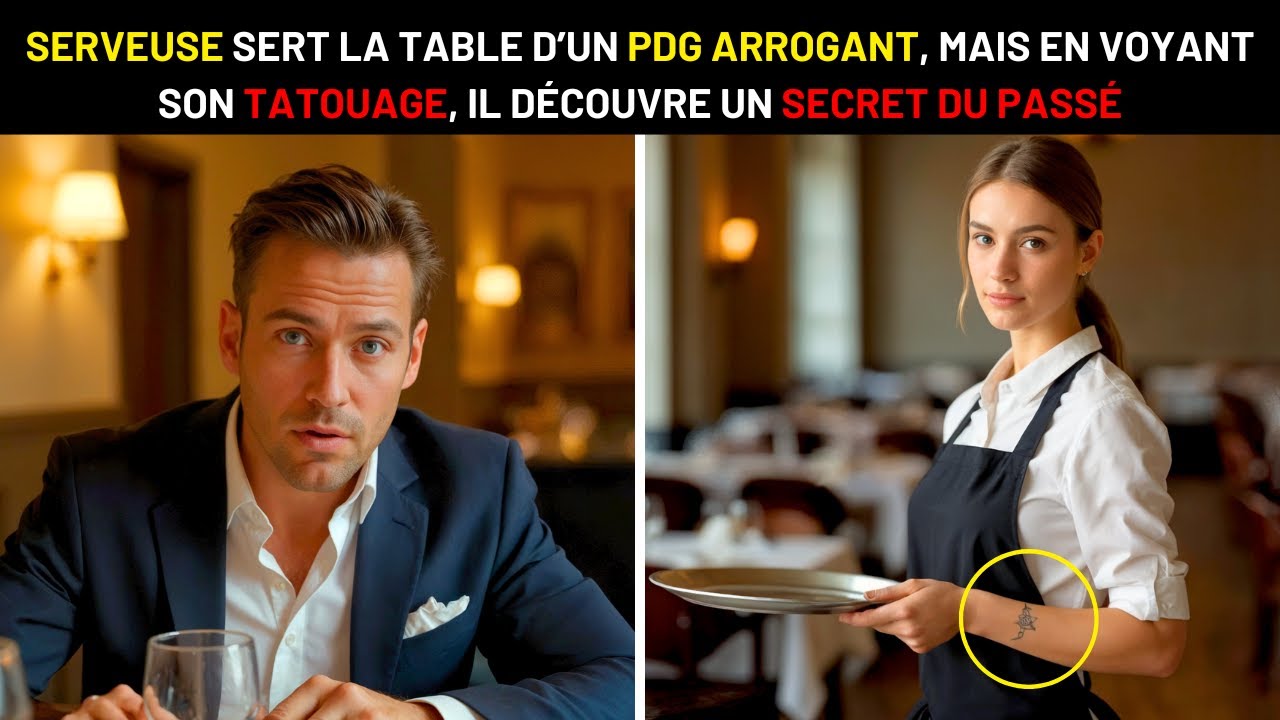 SERVEUSE SERT LA TABLE D’UN PDG ARROGANT, MAIS EN VOYANT SON TATOUAGE,IL DÉCOUVRE UN SECRET DU PASSÉ