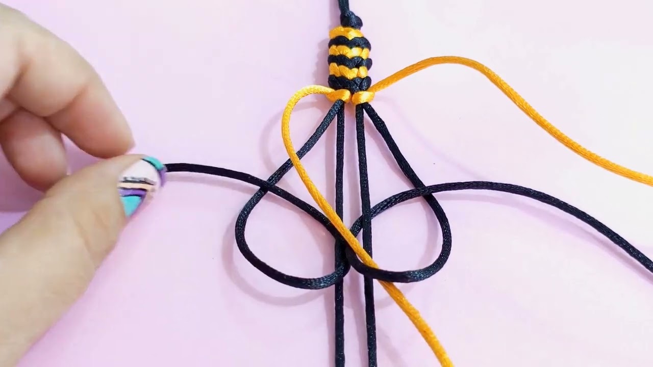 Como hacer pulsera estilo abeja hermosa DIY