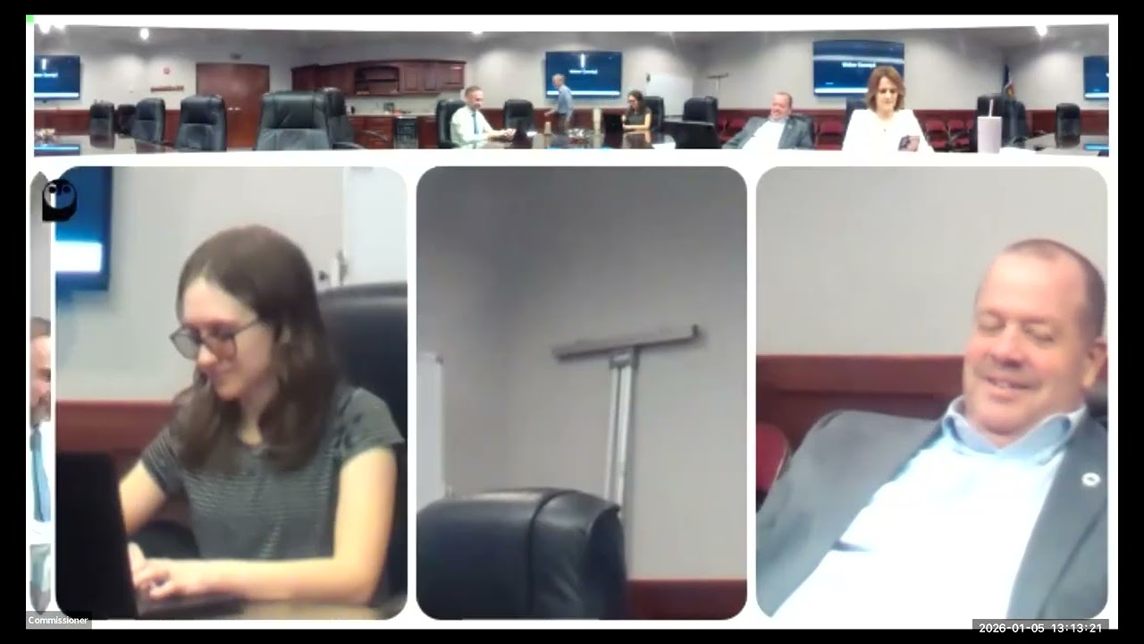 Weber County Commission Work Session Meeting 01 05 26