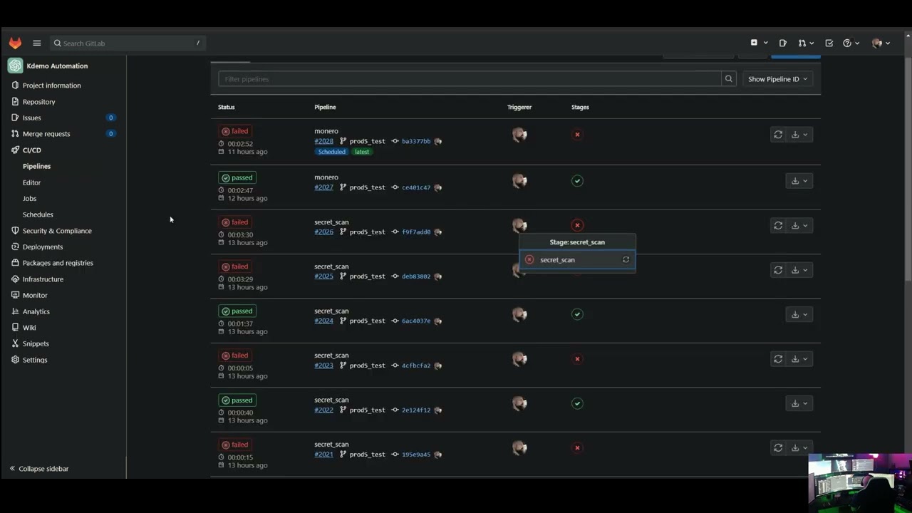 Carbon Black Container's Secret Scanning